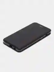 Черный чехол книжка для Samsung Galaxy A8 Plus 2018, Самсунг А8+