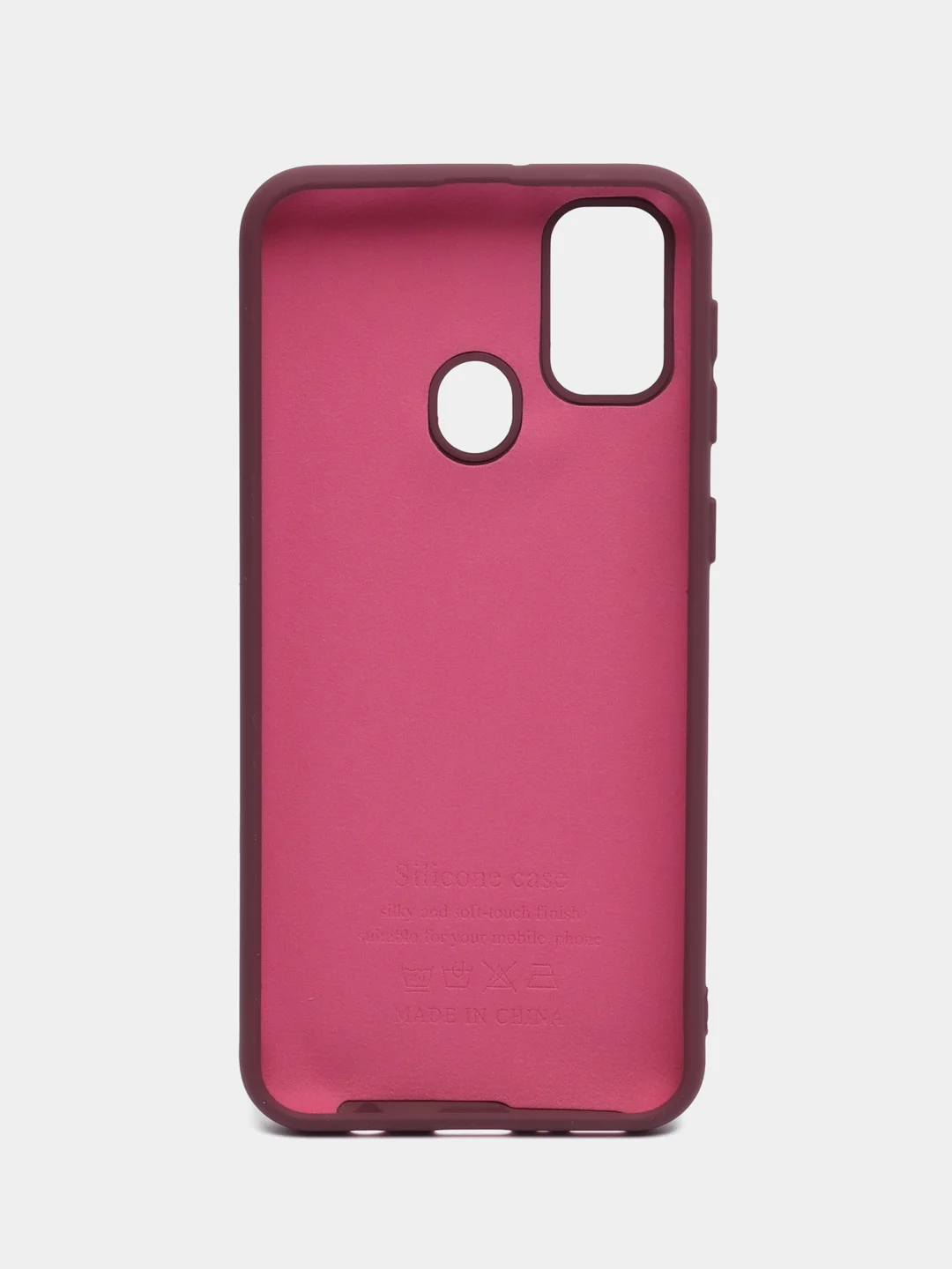Бордовый чехол Silicone Case для Samsung M51, M31s, M31, M21, Самсунг