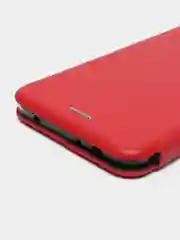 Красный чехол-книжка для Xiaomi Note 6, Ноут 6