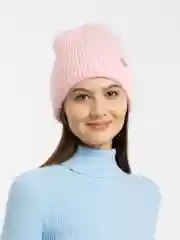 Розовый шапка женская  на флисовом подкладе Сафи