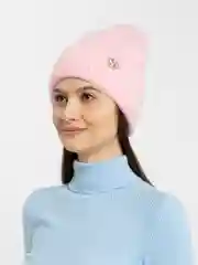 Розовый шапка женская  на флисовом подкладе Сафи