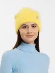 Желтый шапка женская  на флисовом подкладе Сафи