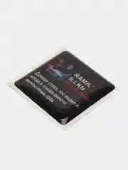 Горчичный 3d стикеры наклейки на чехол телефона  "Ramil / Рамиль"