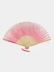 Розовый веер