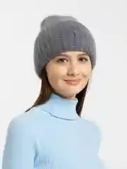 Угольный шапка женская "Жюли"