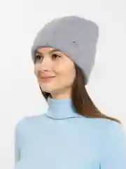 Серебряный шапка женская на флисовом подкладе Элегия