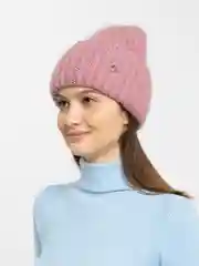Коралловый шапка женская "Жюли"