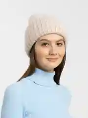 Бежевый шапка женская "Жюли"