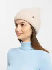 Бежевый шапка женская "Жюли"