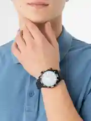 Желтый часы GT, спортивные, с силиконовым ремешком