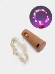Розовый гирлянда "Пробка", 20 LED, 2 м