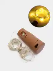 Желтый гирлянда "Пробка", 20 LED, 2 м