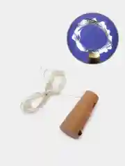 Белый гирлянда "Пробка", 20 LED, 2 м