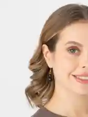Черный серьги