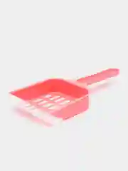 Розовый совок для кошачьего лотка