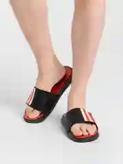 Красный сланцы мужские, сланцы женские IZI, размеры 38-45