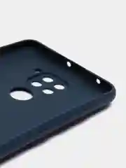 Синий чехол для Xiaomi Redmi Note 9, Сяоми Редми Нот 9 силиконовый, цветной матовый