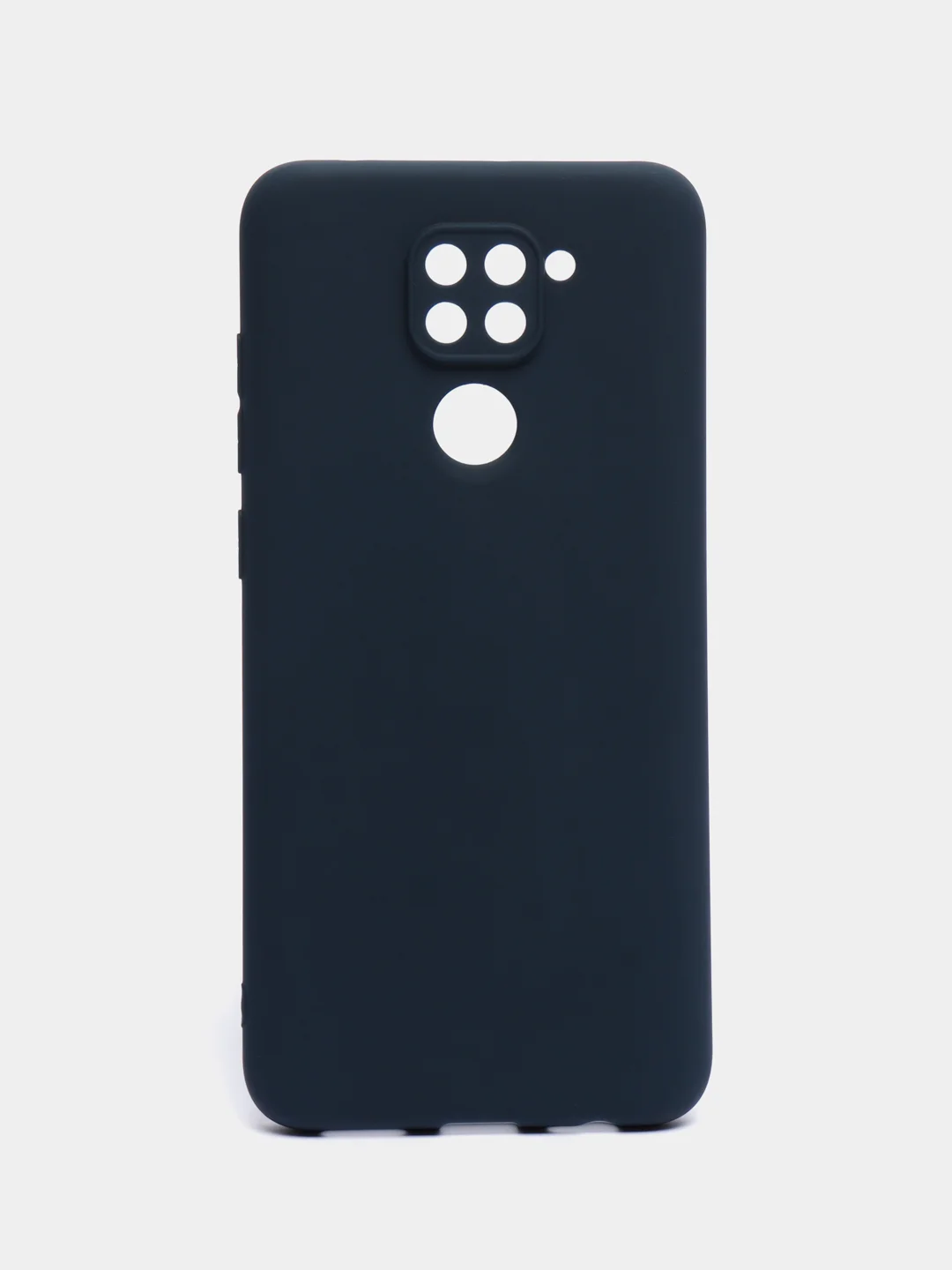 Синий чехол для Xiaomi Redmi Note 9, Сяоми Редми Нот 9 силиконовый, цветной матовый