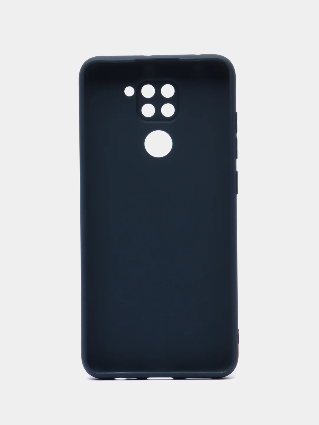 Синий чехол для Xiaomi Redmi Note 9, Сяоми Редми Нот 9 силиконовый, цветной матовый