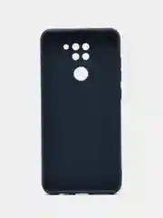 Синий чехол для Xiaomi Redmi Note 9, Сяоми Редми Нот 9 силиконовый, цветной матовый