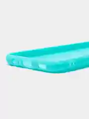 Бирюзовый чехол Samsung Galaxy A03, Самсунг Галакси А03 силиконовый, цветной, матовый