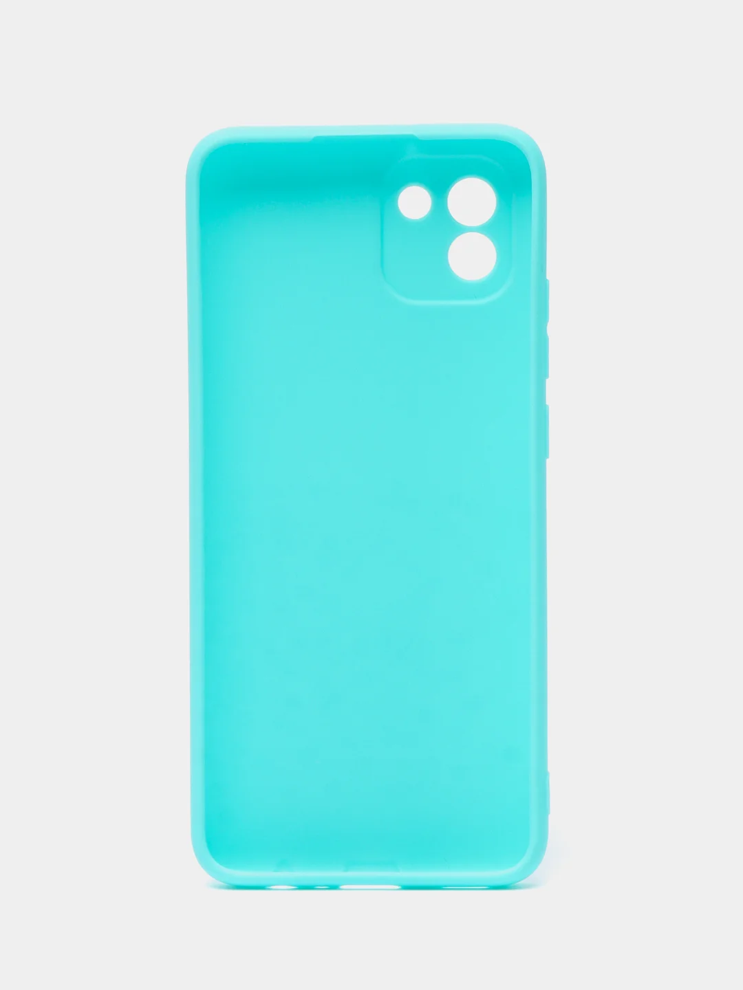Бирюзовый чехол Samsung Galaxy A03, Самсунг Галакси А03 силиконовый, цветной, матовый