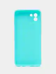 Бирюзовый чехол Samsung Galaxy A03, Самсунг Галакси А03 силиконовый, цветной, матовый