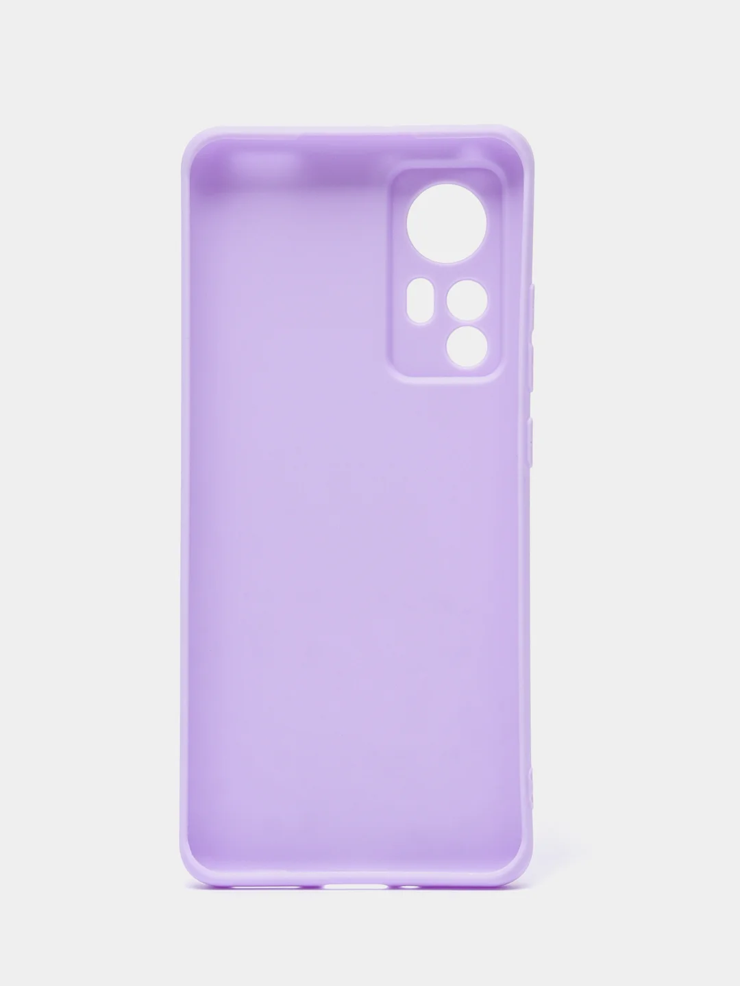 Лавандовый чехол Xiaomi 12 / 12X / 12S Сяоми 12 / 12Х / 12С силиконовый, цветной, матовый