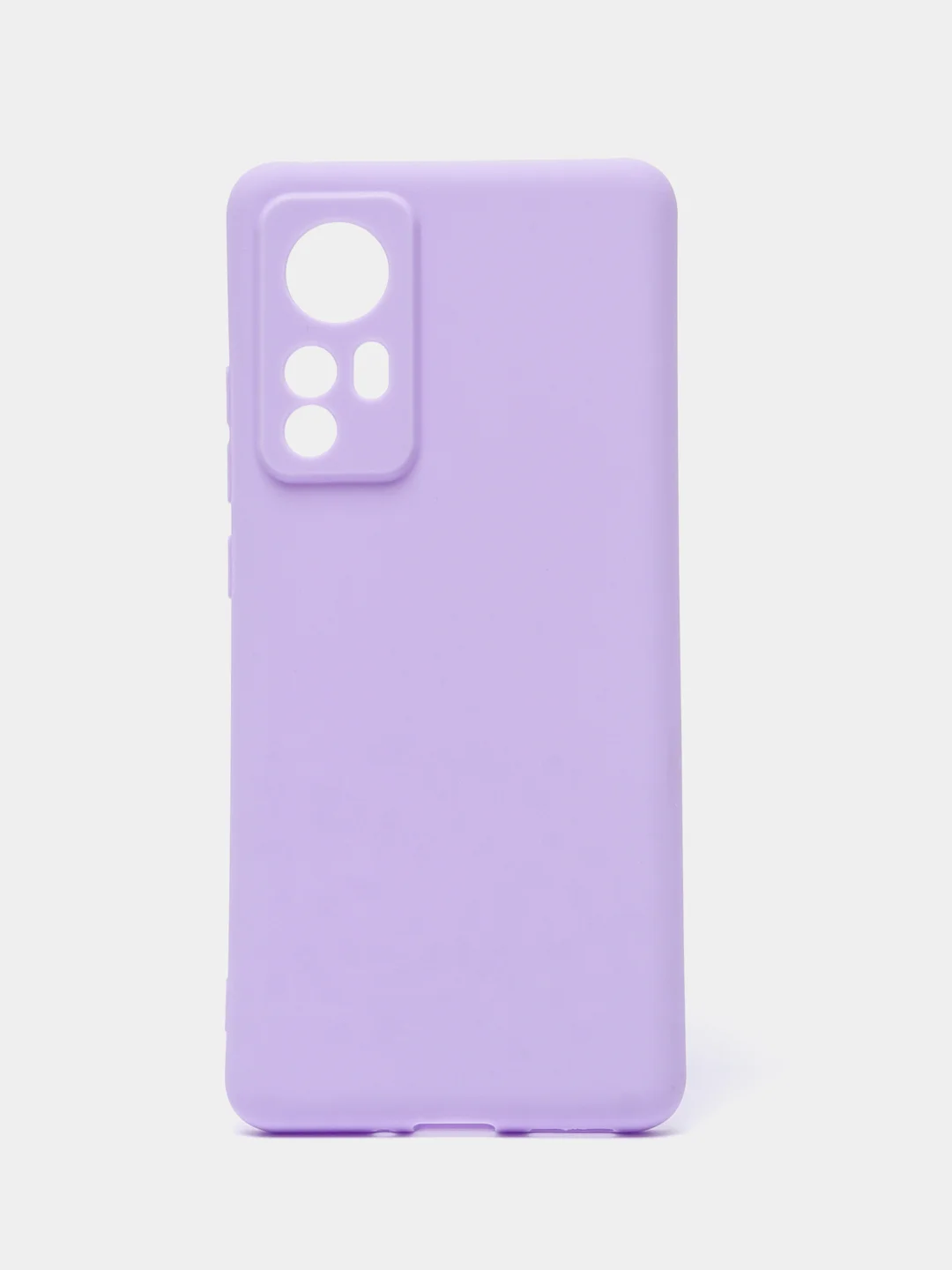 Лавандовый чехол Xiaomi 12 / 12X / 12S Сяоми 12 / 12Х / 12С силиконовый, цветной, матовый