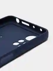 Темно-синий чехол Xiaomi Poco X4 Pro 5G (Сяоми Поко Х4 Про) силиконовый, цветной, матовый