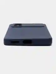 Темно-синий чехол Xiaomi Poco X4 Pro 5G (Сяоми Поко Х4 Про) силиконовый, цветной, матовый