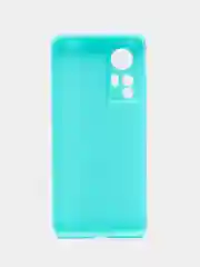 Бирюзовый чехол Xiaomi 12 / 12X / 12S Сяоми 12 / 12Х / 12С силиконовый, цветной, матовый