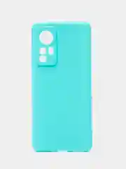Бирюзовый чехол Xiaomi 12 / 12X / 12S Сяоми 12 / 12Х / 12С силиконовый, цветной, матовый