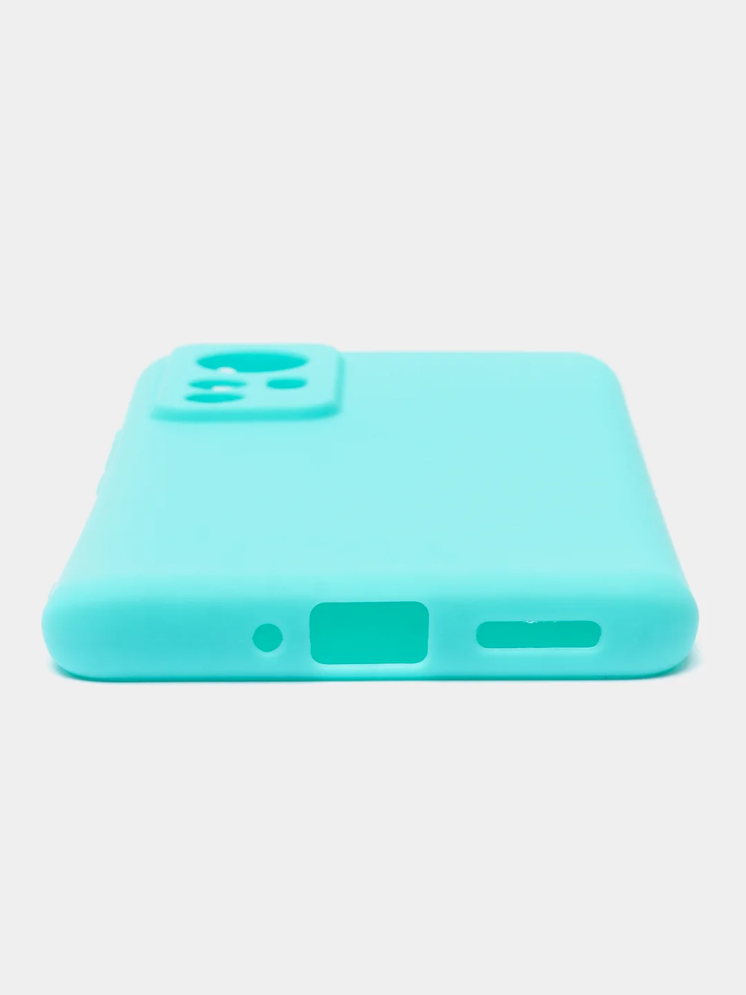 Бирюзовый чехол Xiaomi 12 / 12X / 12S Сяоми 12 / 12Х / 12С силиконовый, цветной, матовый