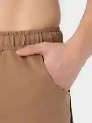 Карамельный костюм мужской с шортами