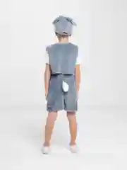 Серый карнавальный костюм Зайчик