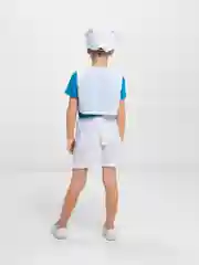 Белый карнавальный костюм Зайчик
