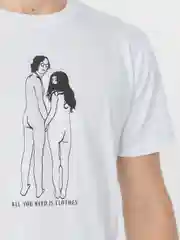 Футболка унисекс, с принтом "All you need is clothes"