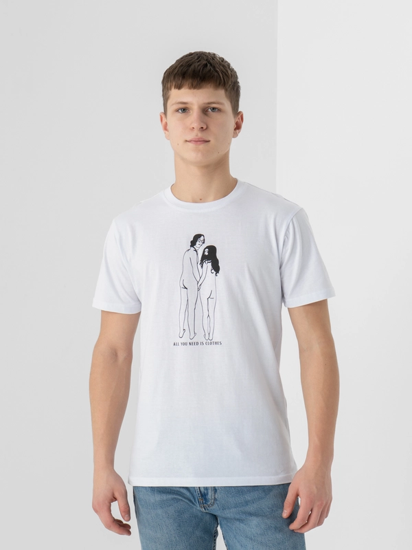 Футболка унисекс, с принтом "All you need is clothes"
