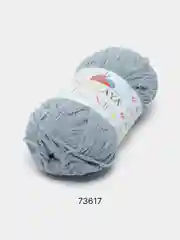 Серый пряжа плюшевая Himalaya "Baby Soft", 100% полиэстер, 115 м, 50 г