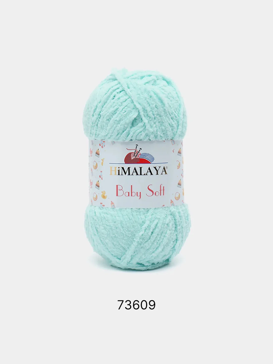 Ледяной пряжа плюшевая Himalaya "Baby Soft", 100% полиэстер, 115 м, 50 г