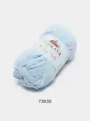 Голубой пряжа плюшевая Himalaya "Baby Soft", 100% полиэстер, 115 м, 50 г