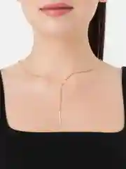Золотой цепочка на шею женская, тонкая