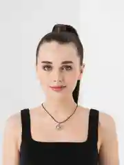 Серебряный кулон с подвеской "Сойка"