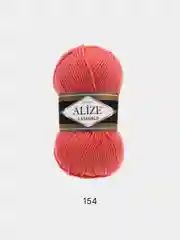 Коралловый пряжа Alize Lanagold, комплект 2 штуки, 3 штуки, 49% шерсть, 51% акрил, 100 г, 240 м,Ч1