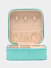 Бирюзовый шкатулка для хранения украшений Mini, дорожная
