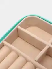 Бирюзовый шкатулка для хранения украшений Mini, дорожная
