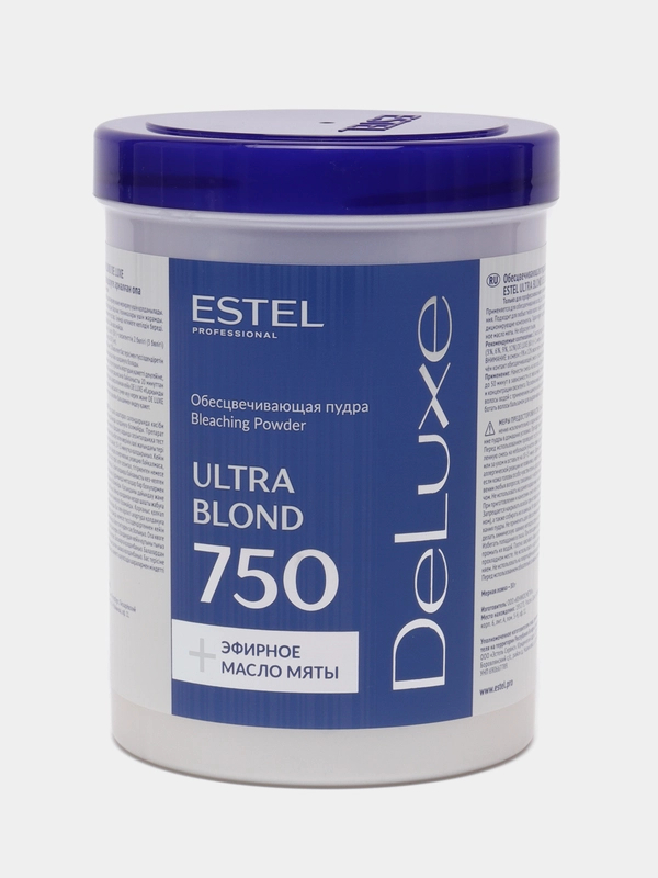 Пудра для обесцвечивания волос Estel Deluxe Ultra Blond, 750 г