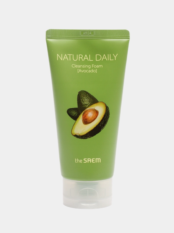 Пенка для умывания с авокадо The Saem Natural Daily Cleansing Foam Avocado, 150 мл
