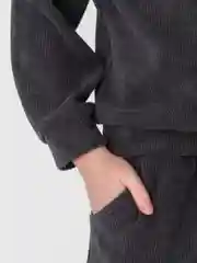 Серый детский костюм для девочки